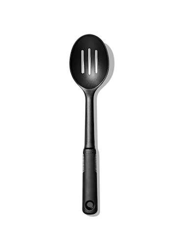 OXO Good Grips Nylon Slotted Spoon, Black, 3.7 x 6.2 x 37.6 cm