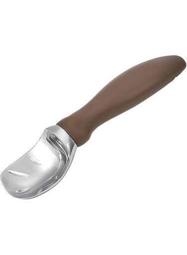 Ice Cream Scoop with Comfortable Grip Handle, Heavy Duty Stainless Steel, Perfect Shape Scoops, Ice Cream Scooper