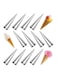 12pcs Cream Horn Molds Baking Cones Stainless Steel Roll Horn Forms Conical Danish Pastry Croissant Cones Moulds