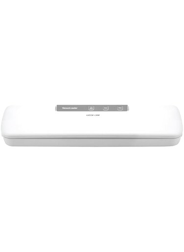 Green Lion Vacuum Sealer Machine,80W Power, Multi Packet Sealing, Low Noise, Overheating Protection, User-Friendly, Completion Buzzer Notification, Removable Drip Tray, Bag Cutter &amp; Bag Clip - White