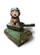 SUCK UK Katzen-Spiel-Haus   Neuartiger Karton Katze Panzer   Katzenspielzeug &amp; Zubehor   Flach verpackt und einfach zu montieren