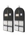 49" Garment Bag, Heavy Duty Garment Bags, with 4 Pockets, Suitable for Home, Travel Hanging Garment Bags, for Closet Storage, Hold 3-8 Clothes, for Clothes, Coats, Shirts, Dress (Set of 2)