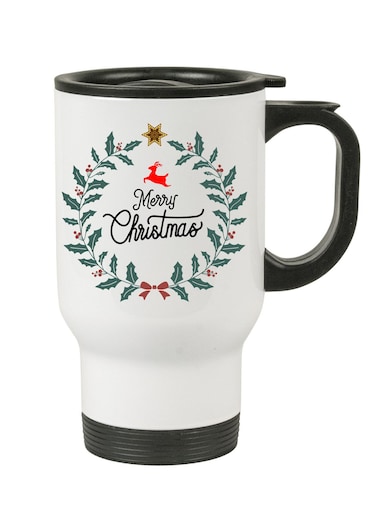 Stainless Steel Travel Mug Suitable Gift for Christmas and printed with Christmas theme (Design 1)