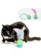 NALACAL Motion Activated Cat Feather Toy, Automatic Cat Toy Smart Tumbler Cat Toy with Silicone Tail Chirping Motion Cat Toy Motion Activated Tumbler Cat Toy for Exercise &amp; Boredom   Moving Cat Toy