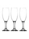 3-Piece Misket Goblet Set Clear 3x190ml