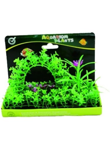 Yusee Aquarium Decoration - Artificial Plant - YS-0216 Length - 15cm