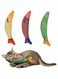 3 PCS Cat Toys Fish Catnip Kitten Toys, Cat Chew Toys Rustling Sound for Cats Boredom Relief Teeth Cleaning, Interactive Cat Exercise Soft Pet Toy with Silver Vine Catnip