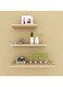 3 Pieces of Wall mounted floating shelves, storage rack, display rack, suitable for bedrooms, living rooms, bathrooms, kitchens, offices