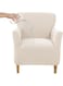 Banquet Armchair Slipcovers, Stretch Mid Century Modern Armchair Slipcover, Soft Waterproof Chair Slipcovers, Jacquard Accent Chair Covers, for Living Room Furniture Protector Office Reception