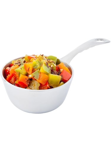 Restaurantware RWM0025 Sauce Pan, Small Stainless Steel Sauce Pan - Silver - 3.4" - Non Stick - 1ct Box - Restaurantware