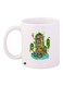 Tree House Printed Coffee Mug White/Brown/Green 11ounce