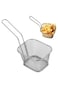 5-pack mini stainless steel fry baskets&mdash;perfect for serving fries, snacks, and small fried foods