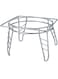 Sulfar Freestanding Water Pot &amp; Matka Stand Stainless Steel Pot Stand Kitchen Tiered Shelf Rack Chrome Plated Plant Pot Stand