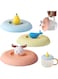 NALACAL Silicone Cup Lids Adorable, Set of 3 Mug Covers, Anti-Dust Airtight Drink Covers,Suitable for Hot and Cold Beverages, Coffee Cups,Drink Cups, Reusable Cup Covers for Mugs Tea Cups Coffee