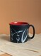 And Twine Crimson Edge Black Jumbo Mug Set of 2