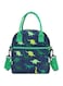 VASCHY Lunch Bag for Kids, Insulated Lightweight Lunch Box Tote Bag with Adjustable Shoulder Strap for Toddler Boys School Daycare Kindergarten Picnic, Green Dinosaur
