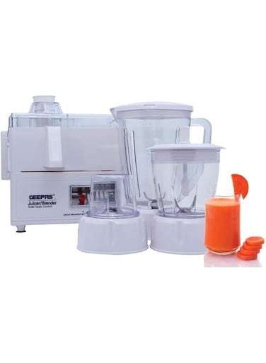 Geepas Electric Mixer 400 Watts, White - GSB2031