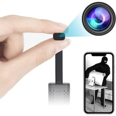 HD Smart Mini WiFi USB Camera Wide Angle Camera, Remote Network Small Camera Monitor AI Human Detection Real-time Surveillance IP Camera for Home Household