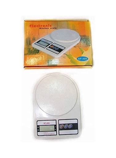 Kitchen Scale Weighing 1G To 7Kg White