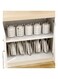 EzyLife Kitchen Dish Rack for Cabinet Shelf Organiser, Counter Top Storage Foldable Drying Stand for Bowls &amp; Plates Organizer, Cups &amp; Glass Holder, Trash Rack, Pan-Pot Lids Cutting Board - Small White