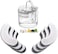 HAPUP Cat Water Fountain Filter Replacement 6pcs Cat Fountain Filter Arc-shaped Washable Pet Fountain Filters with Triple Filtration System Activated Carbon for 1.8L HAPUP Dog Water Fountain