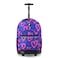 J World New York Sunrise Kids Rolling Backpack - HEART SPRAY