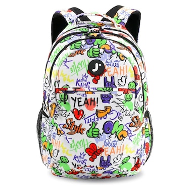 حقيبة ظهر كورنيليا للكمبيوتر المحمول من جيه وورلد نيويورك للجنسين - فن الشارع