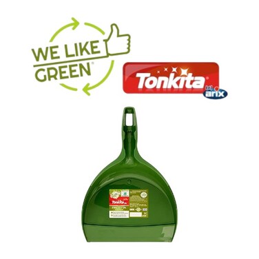 Tonkita We Like Green Eco Dustpan - Sustainable Cleaning, Maximum Efficiency