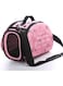 Petall (S, Pink) - Foldable Pet Dog Cat Carrier Cage Collapsible Travel Kennel - Portable Pet Carrier Outdoor Shoulder Bag for Puppy Dog Cat Small Medium Large Animal