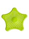 Tub Drain Protector Star Shape Soft Silicone Household Sink Strainer Hair Catcher Shower Drain Green 22.8 x 14.8 x 8.8cm