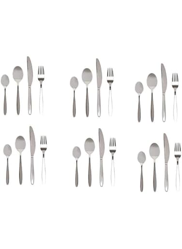 Winsor 24-Piece Stainless Steel Cutlery Set with Stand WR3000-24