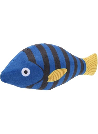 NutraPet Wild Catz Mrs Bluey Plush Cat Toy - 20 x 8cm, 20g