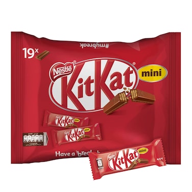 Nestle KitKat 2 Finger Chunky Caramel Mini Milk Chocolate Wafers Bag, 250g