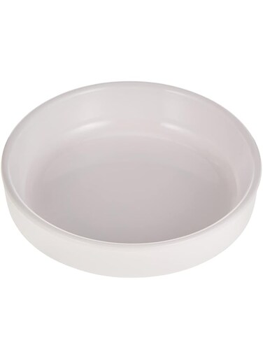 Vague Melamine Round Dish, White 10 Cm Size, 36-216