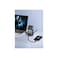 GaN 65W Multi-Port Travel Adapter with Wireless Charging &amp; Retractable Cable