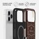 جراب Burga المميز لهاتف iPhone 17 Pro Max بلون الشوكولاتة الساخنة، متوافق مع غطاء صلب مزدوج الطبقات مع حماية من السيليكون - غطاء مقاوم للخدوش والصدمات