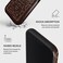 جراب Burga المميز لهاتف iPhone 17 Pro Max بلون الشوكولاتة الساخنة، متوافق مع غطاء صلب مزدوج الطبقات مع حماية من السيليكون - غطاء مقاوم للخدوش والصدمات