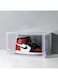 Shoe Box Shoe Storage Box,Shoe Box Clear Plastic Stackable,Drop Front with Lids,Shoe Organizer and Containers For Men/Women Shoe Box Plastic Side Open with Magnetic Door, Transparent