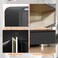 Wide Safe Box with Fingerprint Lock, A4 Document Size Biometric Safety Deposit Box for Money Documents Home Office RB23QCF (23x43x35cm) Grey