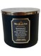 Bath &amp; Body Works White Barn Candle Company and 3-Wick Scented Candle w/Essential Oils - 14.5 oz - Mahogany Teakwood (High Intensity - Black)