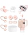 Mefaster Stanley Cup Accessories Set Includs 1 Pcs Water Bottle Pouch，6 Pcs Silicone Spill Proof Stopper，2 Pcs Straw Cover Cap(9-10mm Straw)，1 Pcs Silicone Boot Stanley Cup 40oz &amp; 30oz Tumbler (Pink)