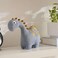 Home Dinosaur Plush Cushion - Grey