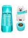 FDTY Dog Water Bottle - Leak Proof Portable Puppy Water Dispenser with Drinking Food Container for Pet Outdoor Walking, Traveling, Hiking