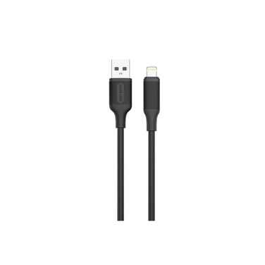 1m USB-A to Lightning PVC Cable &ndash; Fast Charging &amp; 480Mbps Data Sync