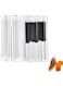 Azonee 200 Straws, Black Disposable Drinking Paper Straws Bulk Individually Wrapped-Party Essentials, For Cocktails, Coffee, Birthday Bars and Restaurants, Juice, Shake, 7.75" x0.24
