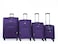 VIPTOUR 4 Piece Softside Spinner 4 Wheels Fabric Trolley Luggage With Number Lock 20/24/28/32 Inches