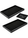 2Pcs Black Velvet Stackable Jewelry Tray Showcase Display Earring Necklace Bracelet Rings Organizer, Shop Counter Table Top Holder Plate Bracelet Ring Earring Showcase Empty Plate