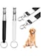 SWIUKPHE 2 Pack Dog Whistle, Adjustable Ultrasonic Silent Dog Whistle, Professional Recall Stop Dog Barking Dog Training Whistles with Lanyard, Black&amp;White
