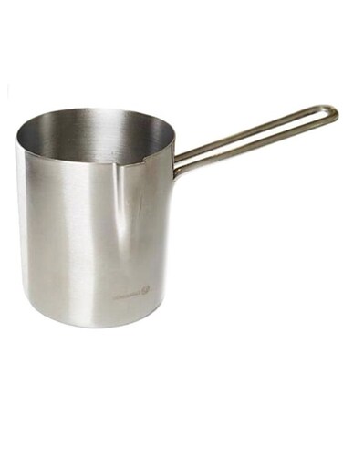 Proline Satin Milkpan 1.0L   Stainless Steel Milk Pan   KA299 silver