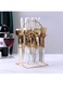 Luxury Ceramic Stainless Steel Tableware Set, Including Knives, Spoons, And Forks (White Gold)